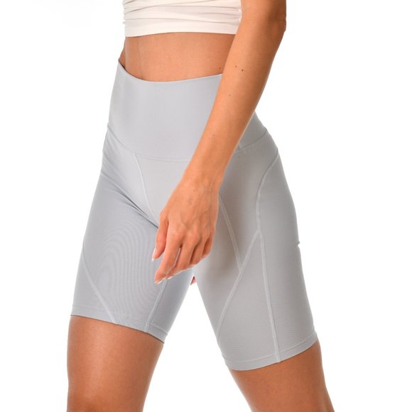 Eljika High-Waist Tights Women's Workout Yoga Shorts - Picture 7 of 10